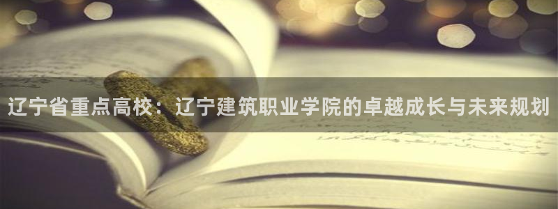 和记娱乐h88官网：辽宁省重点高校：辽宁建筑职业学院的卓越成长与未来规划